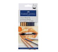 Faber Castell Classic Sketch versatile set di matite in grafite, confezione asso