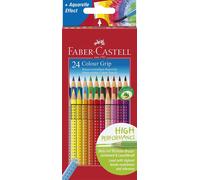 Faber-Castell Colore Impugnatura ad Acqua Matite Colorate - 24 Assortiti