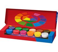 Faber-Castell - colori a guazzo, 12 colori a tempera da 20 ml ciascuno