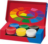 Faber-Castell - colori a guazzo, 6 colori a tempera da 20 ml ciascuno | Colori per il bricolage per bambini, scuola, asilo e tecniche di pittura creative