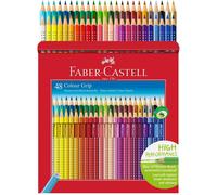 Faber-Castell Colour Grip Matite Colorate Acquerellabili - 48 Colori Assortiti