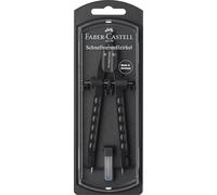 FABER-CASTELL - Compasso a regolazione rapida Factory nero