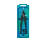 Faber Castell Compasso Nero e Blu 1 pezzo 34 cm