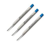 Faber-Castell 148741, refill per penna a sfera, tratto medio, blu Blu