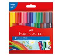 Faber-Castell Connector Pen Marker Art Set pigmentato resistente alla luce, conf
