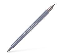 Faber-Castell Creative Studio Goldfaber Aqua Dual Marker, pennarello singolo, grigio caldo, per arte, artigianato, disegno, schizzi, casa, scuola, università, colorare