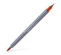 Faber-Castell Creative Studio Goldfaber Aqua - Pennarello doppio, color terracotta, per arte, artigianato, disegno, schizzi, casa, scuola, università, colorare