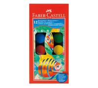 Faber Castell Deckfarben Acquerelli Dipingi 12 Colori Colori Ricchi Di Pigmenti