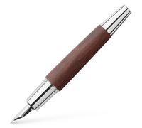 Faber-Castell e-Motion Penna Stilografica,Inchiostro Nero,Ef Nib,Wood Nero o
