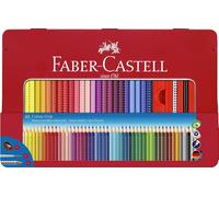 Faber-Castell Esagonale Matite Colorate IN Regalo Tinozze - 48 Colori Assortiti