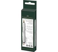 Faber-Castell Estensore per matite artistiche e grafiche, prolunga la durata della matita, per arte, scuola, casa, disegno, colorazione, estensione matite, strumento artistico, supporto, alluminio