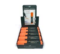 Evidenziatore Textliner 48 - punta di 3 differenti larghezze: 5,0-3,0-1,0mm - arancio - Faber Castell
