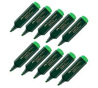 FABER-CASTELL - Evidenziatore Textliner 48, verde neon, 10 pezzi
