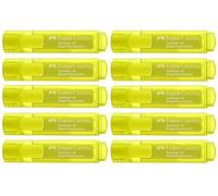 Faber-Castell - Evidenziatori giallo, 10 pezzi