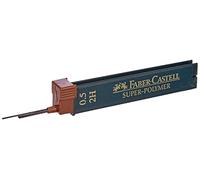 Faber-Castell, Faber-Castell - Portamine super polimero, 0,5 mm, 2H, colore: nero
