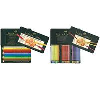 Matite colorate permanenti Faber Castell Polychromos mina 3,8 mm box metallo - c
