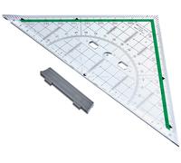 FABER-CASTELL Geodreieck BK 1 groß, mit Griff Solo triangolo. 1