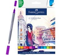 Faber-Castell Gofa Aqua Dual Marker astuccio da 12