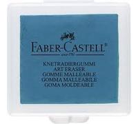 Faber-Castell - Gomma per cancellare modellabile, 1 pezzo, blu