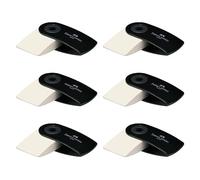 FABER-CASTELL 205076 - Gommino Mini, nero, 6 pezzi