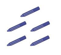 Faber-Castell - Gomma triangolare Grip 2001, 5x blu, 187101 - Dreieckradierer Grip 2001, rot