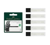 Faber-Castell Gomme di ricambio 205267 per penna con gomma di precisione, 20 gomme
