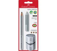 Faber-Castell - Graphite Pencil Jumbo Grip Set - Silver Bc (111996) Toy NUOVO