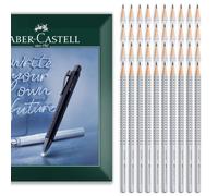 Faber-Castell Grip 2001 - Matita in grafite, confezione risparmio da 40 pezzi, 2B