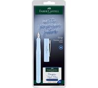 FABER-CASTELL Grip 2010 New Harmony 202034 Fountain Pen Nib Size M with Ink Cart