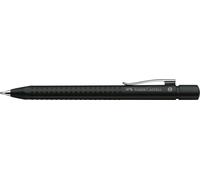 Faber-Castell Grip 2011 Medium Tip Ballpoint Pen - Frost Black, Blue Ink color B