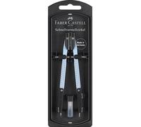 Faber-Castell Grip 574454 Compass with Bendable Legs Including Spare Parts and C