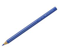 Faber-Castell Jumbo Grip 110943 Blu 1pièce (S) a matita colore - Matite Colorate (1 pezzi (S), starr, Blu, Legno, blu, triangolo)