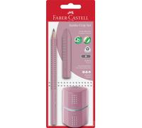 Faber-Castell Jumbo Grip 580082 Pencil Set with Pencil, Eraser and Triple Sharpe