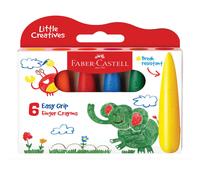 Faber-Castell Little Creatives Easy Grasp Figure Crayons 6pc