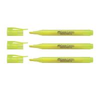 Faber-Castell Lot de 3 Surligneurs TEXTLINER 38, jaune