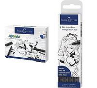 Faber-Castell Manga Set Starter Pitt Artist Pen & 167132 Pitt Artist Manga Set N