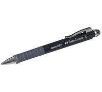 FABER-CASTELL - Matita a scatto Apollo Nero 0,7 mm | Matita a mina con mina a molla e gomma integrata
