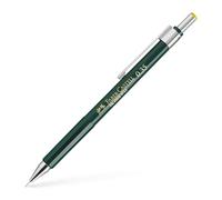 Faber-Castell 136300 - Matita meccanica TK-FINE 9713, spessore mina 0,35 mm, colore fusto verde