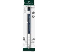 Faber-Castell 135742 - Matita meccanica TK-Fine Vario L 0,7 mm, Indaco, mina con meccanismo morbido/duro