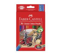 Faber Castell Matita colorata permanente Classica dimensione standard, forma esa