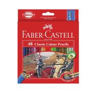 Faber Castell Matita colorata permanente Classica dimensione standard, forma esa