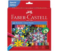 Faber-Castell Matite Colorate Conf. 60 Colori Assortiti HB 0,7mm