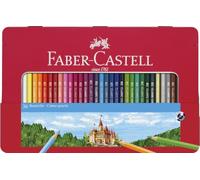 FABER-CASTELL - Matite colorate Hexagonal, 36 pezzi, astuccio metallico | Matite colorate con mina resistente alla rottura e colori vivaci per bambini e adulti