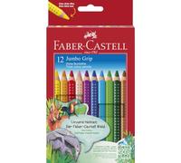 FABER CASTELL JUMBO GRIP PASTELLI ACQUARELLABILI 3.3 mm COLORI ASSORTITI CONF. 1