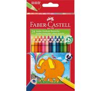 FABER-CASTELL Matite colorate triangolari Jumbo 116524 (confezione da 24)