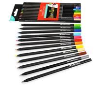 Faber-Castell Matite Colorate - Versione IN Nero - Colori Assortiti - Confezione