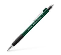 Faber-Castell 1345 63 - Portamine GRIP, spessore mina: 0,5 mm, colore asta: verde metallizzato