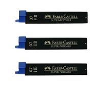 Faber-Castell 9067 Confezione da 12 Mine in Super-Polimero per Portamine 07 HB - Resistenti e Lisce