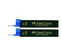 Faber-Castell, mine fini ai super-polimeri., 2x, 0,7 HB., 1