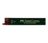 FABER-CASTELL - Mine sottili Super-Polymer 0,5 mm F, 12 pezzi